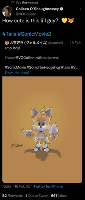 Noticed by Colleen O'Shaughnessey